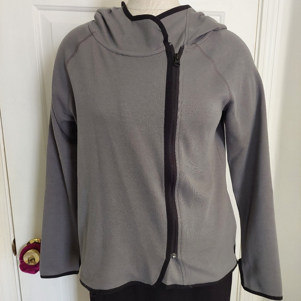 Marika Gray Full Zip Sweatshirt M